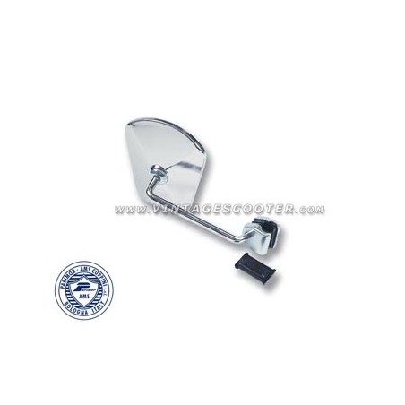 Rétroviseur Chromé Trapezo´dal (Unitaire) Vespa Fixation Tablier